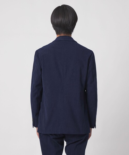 ライト コーデュロイ シングル 2ボタン テーラードジャケット UA COZY