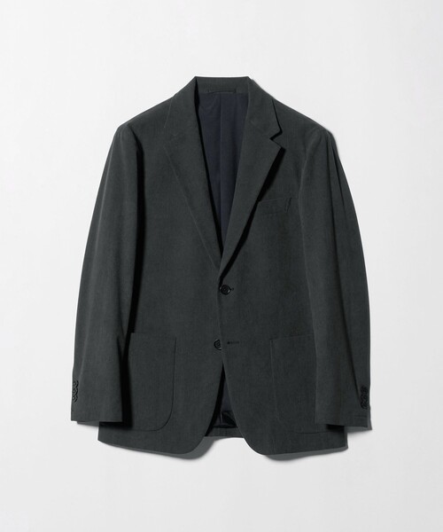 ライト コーデュロイ シングル 2ボタン テーラードジャケット UA COZY