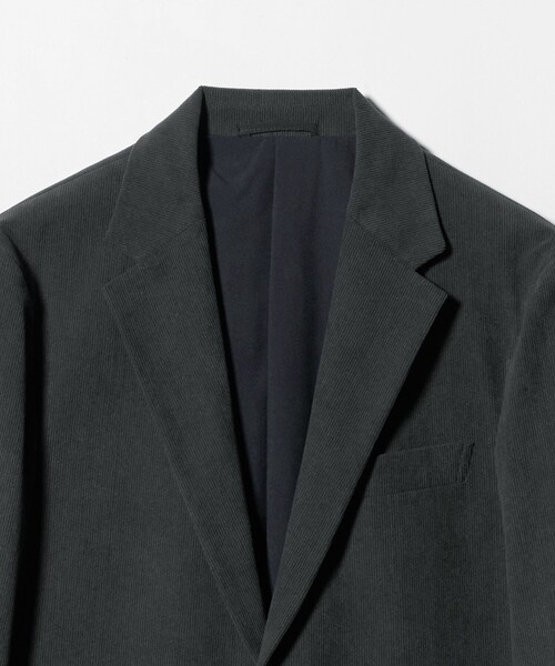 ライト コーデュロイ シングル 2ボタン テーラードジャケット UA COZY