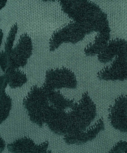 mysty woman（ミスティウーマン）の「【セット着用可】アートフラワージャガードプルオーバー 603636（ニット/セーター・レディース・アイボリー/グリーン/ブラック・FREE）」の15枚目の写真