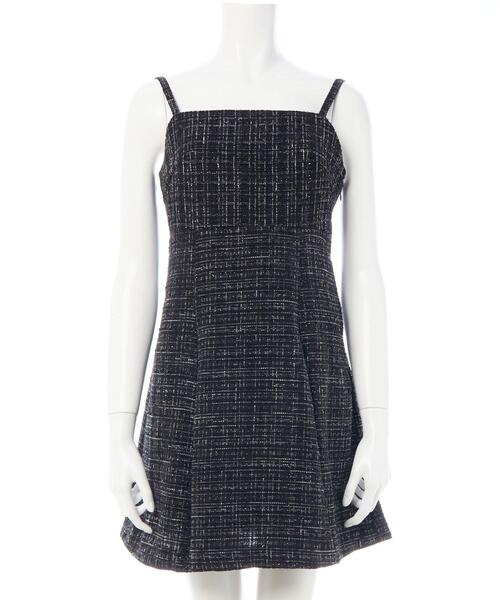 INGNI(イング)の「バックレースアップツイードミニキャミワンピース/A(ワンピース・レディース・ホワイト系その他7/ブラック系その他7・M)」の20枚目の写真