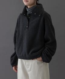 FORK&SPOON | FORK&SPOON　スナップタートルフリースプルオーバー(その他トップス)