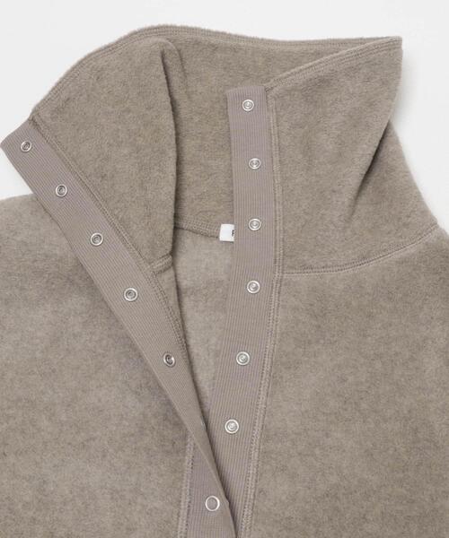 FORK&SPOON（フォークアンドスプーン）の「FORK&SPOON　スナップタートルフリースプルオーバー（その他トップス・レディース・モカ/チャコールグレー・1）」の20枚目の写真