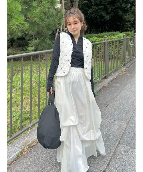 emmi（エミ）の「【emmi atelier】ウールへリンボンリバーコート