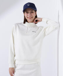 PING（ピン）の「【PING APPAREL】キルトジャガードハーフジップカットソー ＜LADIES LINE＞ (LADIES)（Tシャツ/カットソー）」