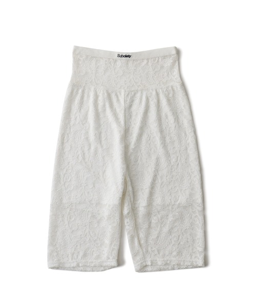 WOMEN】Paiseley lace biker shorts（その他パンツ）｜Subciety
