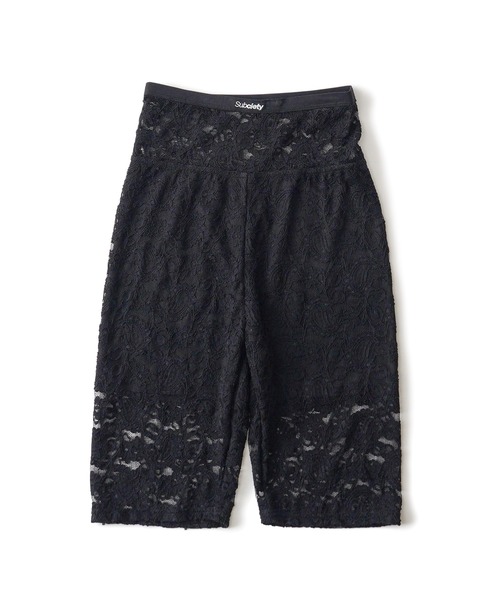 WOMEN】Paiseley lace biker shorts（その他パンツ）｜Subciety
