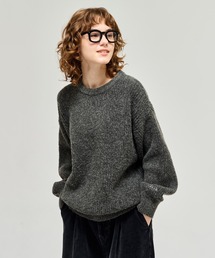 WETTEMPT（ウィテンプト）の「CREW NECK RIB KNIT / クルーネックリブニット（ニット/セーター）」