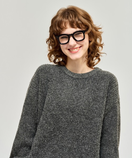 WETTEMPT(ウィテンプト)の「CREW NECK RIB KNIT / クルーネックリブニット(ニット/セーター・メンズ・チャコールグレー/ネイビー・LARGE/MEDIUM/SMALL)」の10枚目の写真