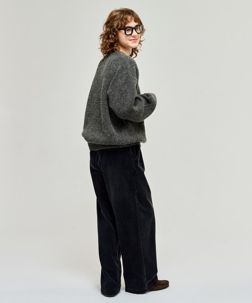 WETTEMPT(ウィテンプト)の「CREW NECK RIB KNIT / クルーネックリブニット(ニット/セーター・メンズ・チャコールグレー/ネイビー・LARGE/MEDIUM/SMALL)」の15枚目の写真