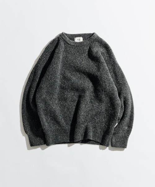 CREW NECK RIB KNIT / クルーネックリブニット（ニット/セーター