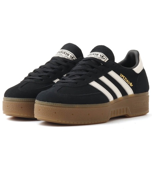 adidas(アディダス)の「adidas HANDBALL SPEZIAL BOLD W / アディダス ハンドボール スペツィアル ボールド W(スニーカー・レディース・ブラック・24.0cm/23.5cm/25.0cm/24.5cm/23.0cm)」の1枚目の写真