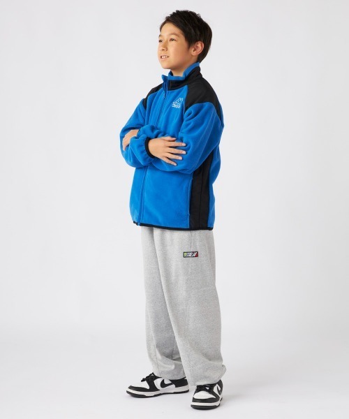 Kappa（カッパ）の「フリースジャケット（その他アウター・キッズ・ブラック/ブルー/カーキ・140/150/160/130）」の9枚目の写真