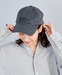 coen | ロゴ刺繍ウールライクキャップ(キャップ)
