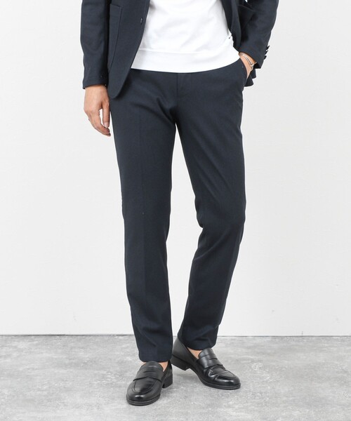 NOLLEY’S(ノーリーズ)の「《セットアップ対応》【Active Jersey】ホームスパン ストレッチスリムフィット 25AW(その他パンツ・メンズ・チャコールグレー/グレー/ネイビー・S/M/L/XL/XXL)」の3枚目の写真