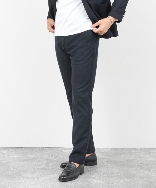 NOLLEY’S(ノーリーズ)の「《セットアップ対応》【Active Jersey】ホームスパン ストレッチスリムフィット 25AW(その他パンツ・メンズ・チャコールグレー/グレー/ネイビー・S/M/L/XL/XXL)」の5枚目の写真
