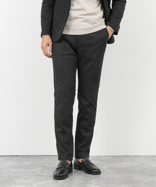 NOLLEY’S(ノーリーズ)の「《セットアップ対応》【Active Jersey】ホームスパン ストレッチスリムフィット 25AW(その他パンツ・メンズ・チャコールグレー/グレー/ネイビー・S/M/L/XL/XXL)」の10枚目の写真