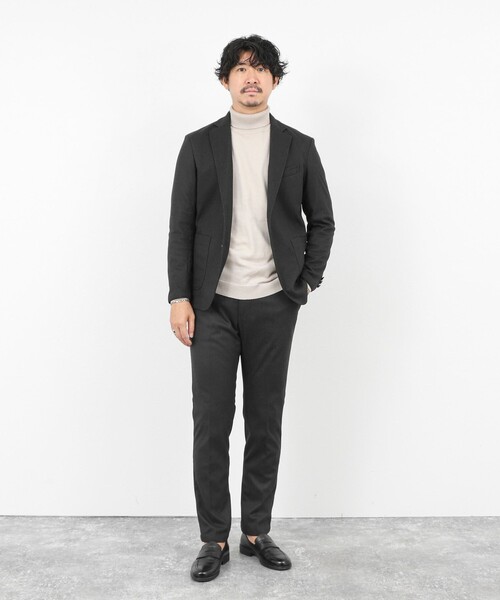 NOLLEY’S(ノーリーズ)の「《セットアップ対応》【Active Jersey】ホームスパン ストレッチスリムフィット 25AW(その他パンツ・メンズ・チャコールグレー/グレー/ネイビー・S/M/L/XL/XXL)」の17枚目の写真
