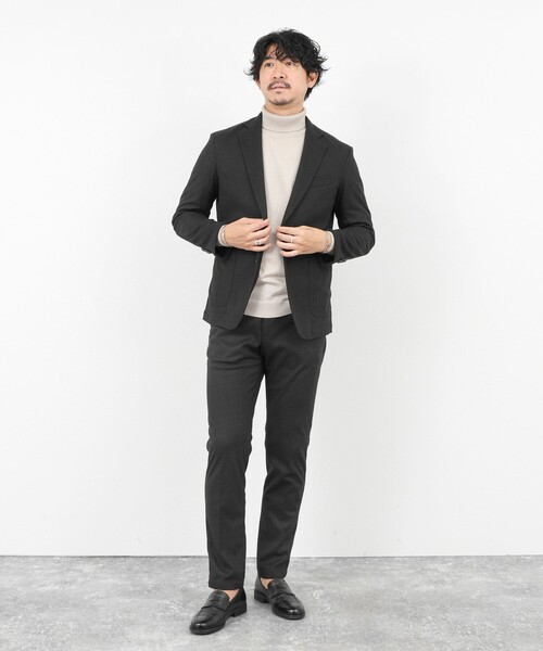NOLLEY’S(ノーリーズ)の「《セットアップ対応》【Active Jersey】ホームスパン ストレッチスリムフィット 25AW(その他パンツ・メンズ・チャコールグレー/グレー/ネイビー・S/M/L/XL/XXL)」の19枚目の写真