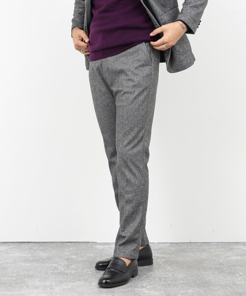NOLLEY’S(ノーリーズ)の「《セットアップ対応》【Active Jersey】ホームスパン ストレッチスリムフィット 25AW(その他パンツ・メンズ・チャコールグレー/グレー/ネイビー・S/M/L/XL/XXL)」の22枚目の写真