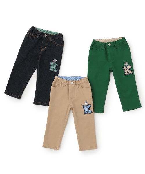 kladskap（クレードスコープ）の「オオカミ刺しゅうロング丈ストレートパンツ（その他パンツ・キッズ・ベージュ/グリーン/ネイビー・100cm/90cm/110cm/120cm/130cm/80ｃｍ）」の11枚目の写真