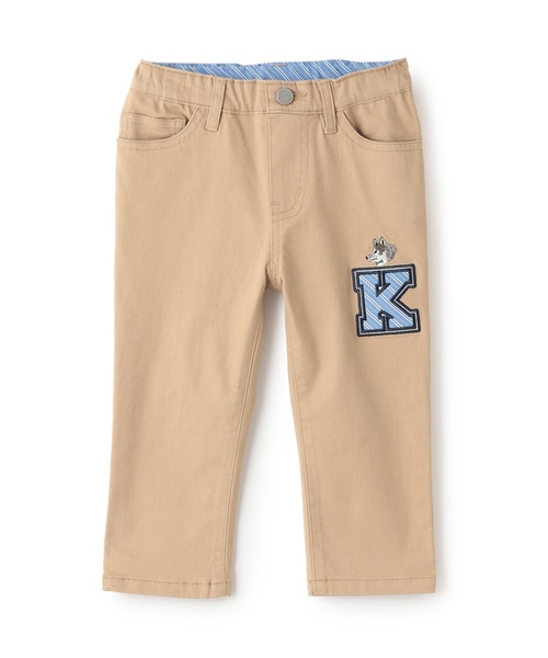 kladskap（クレードスコープ）の「オオカミ刺しゅうロング丈ストレートパンツ（その他パンツ・キッズ・ベージュ/グリーン/ネイビー・100cm/90cm/110cm/120cm/130cm/80ｃｍ）」の14枚目の写真