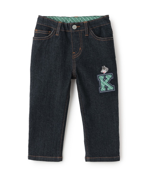 kladskap（クレードスコープ）の「オオカミ刺しゅうロング丈ストレートパンツ（その他パンツ・キッズ・ベージュ/グリーン/ネイビー・100cm/90cm/110cm/120cm/130cm/80ｃｍ）」の15枚目の写真