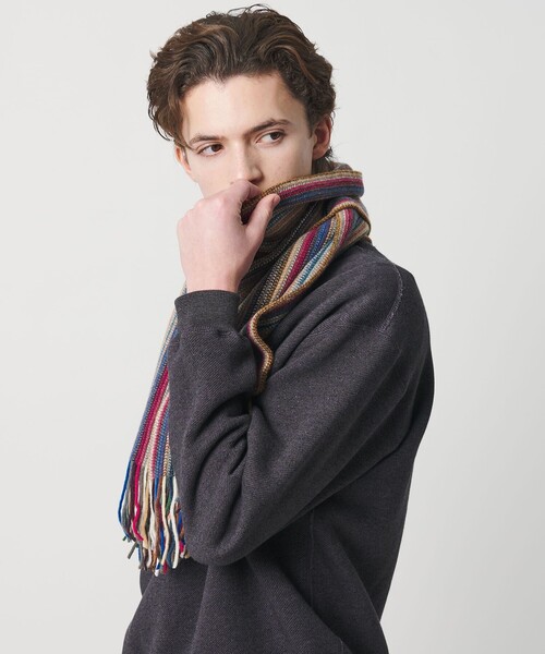 BEAUTY&YOUTH UNITED ARROWS（ビューティーアンドユースユナイテッドアローズ）の「マルチカラー マフラー（マフラー・メンズ・その他2/その他1・FREE）」の6枚目の写真