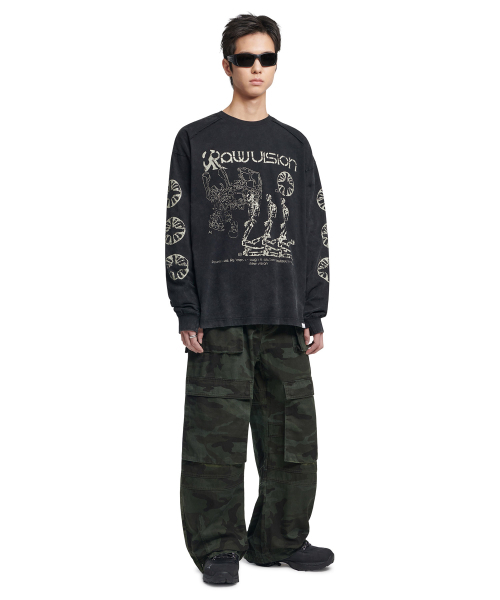 NOMANUAL(NOMANUAL)の「PENTRUM CARGO PANTS - DYED CAMOUFLAGE(その他パンツ・レディース・その他・SMALL/MEDIUM/LARGE/X-LARGE)」の4枚目の写真
