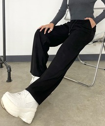 起毛ワイドパンツ