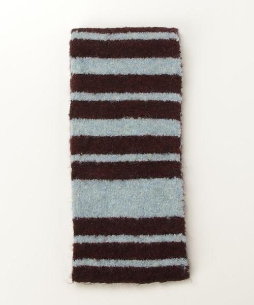 Vipoa（ヴィポア）の「ボーダーデザインロングマフラー（マフラー・レディース・グレー/ブルー/グリーン・FREE）」の12枚目の写真