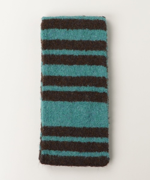 Vipoa（ヴィポア）の「ボーダーデザインロングマフラー（マフラー・レディース・グレー/ブルー/グリーン・FREE）」の11枚目の写真