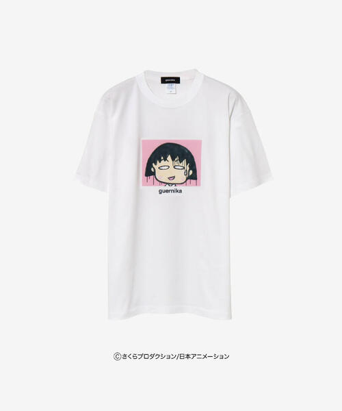 guernika×ちびまる子ちゃん】Drooping Maruko T shirt（Tシャツ