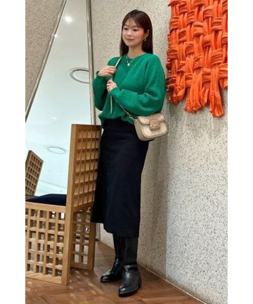 NODU（ノードユー）の「ウォッシャブルデイリーハッチラグランニット[グリーン]（ニット/セーター・レディース・その他・MEDIUM/LARGE）」の10枚目の写真