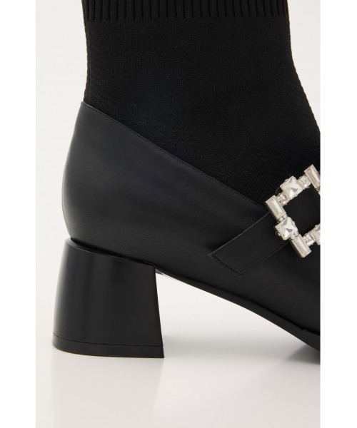 STACCATO(スタッカート)の「リコニットコンビブーツ(ブーツ・レディース・ブラック・23.0cm/23.5cm/24.0cm/24.5cm)」の6枚目の写真