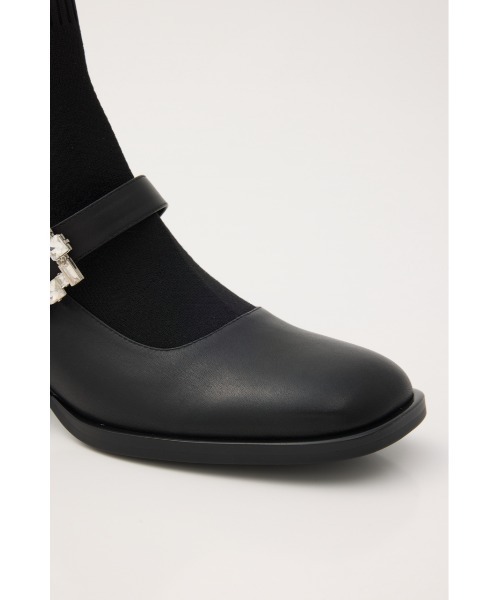 STACCATO(スタッカート)の「リコニットコンビブーツ(ブーツ・レディース・ブラック・23.0cm/23.5cm/24.0cm/24.5cm)」の7枚目の写真