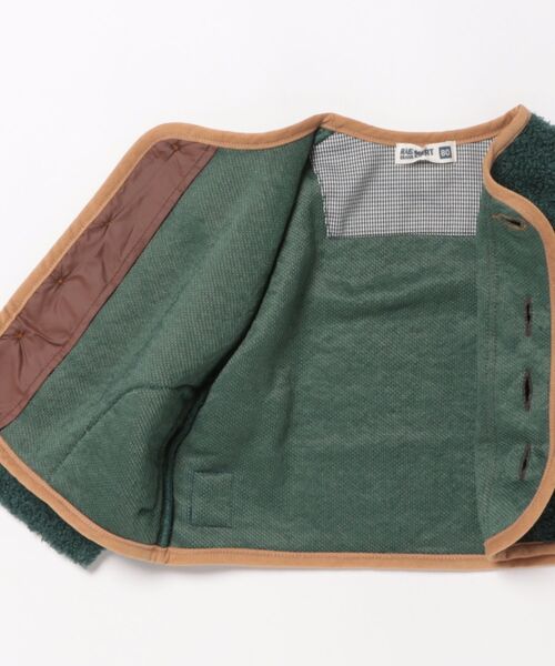 RAGMART（ラグマート）の「ボアジャケット（その他アウター・キッズ・ブラウン/グリーン・90cm/95cm/80ｃｍ）」の4枚目の写真