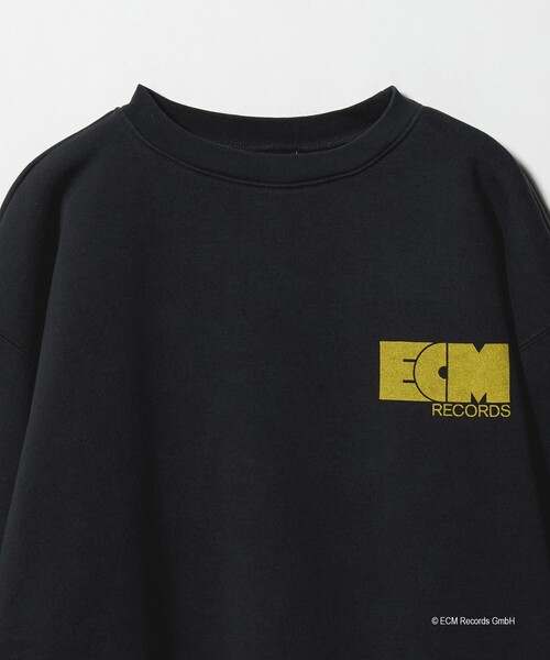 BEAUTY&YOUTH UNITED ARROWS(ビューティーアンドユースユナイテッドアローズ)の「<ECM × BEAUTY&YOUTH>ECM ロゴ プリント スウェット(スウェット・メンズ・ホワイト/ブラック・XL/L/M)」の4枚目の写真