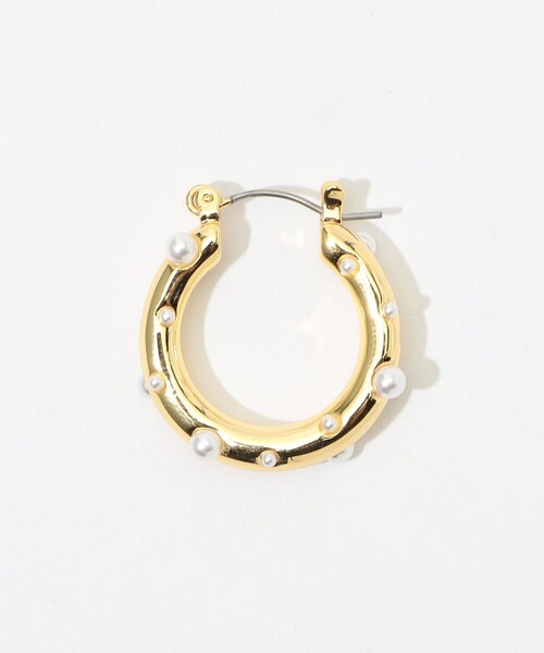 Kenneth Jay Lane（ネスジェイレーン）の「Kenneth Jay Lane Bridge Wire Hoops ピアス（ピアス（両耳用）・レディース・ゴールド系その他・FREE）」の3枚目の写真