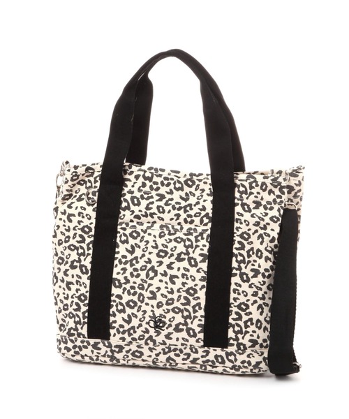 GLOBAL WORK（グローバルワーク）の「3ROOM2WAYキャンバストートL/603674（トートバッグ・レディース・チャコールグレー/ブラック/ダークブラウン/オフホワイト・FREE）」の4枚目の写真