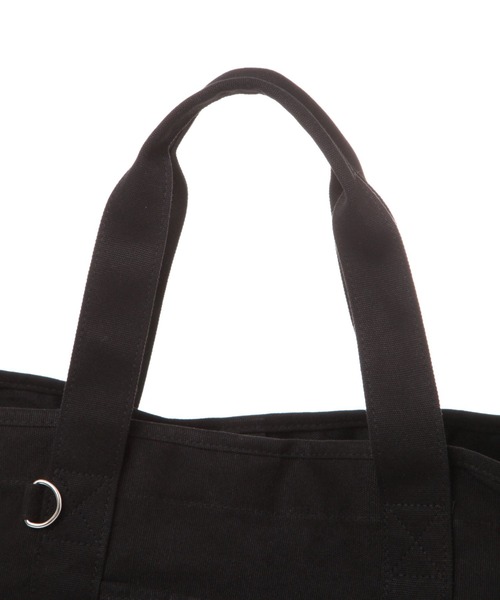 GLOBAL WORK（グローバルワーク）の「3ROOM2WAYキャンバストートL/603674（トートバッグ・レディース・チャコールグレー/ブラック/ダークブラウン/オフホワイト・FREE）」の11枚目の写真