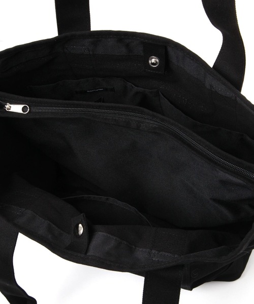 GLOBAL WORK（グローバルワーク）の「3ROOM2WAYキャンバストートL/603674（トートバッグ・レディース・チャコールグレー/ブラック/ダークブラウン/オフホワイト・FREE）」の19枚目の写真