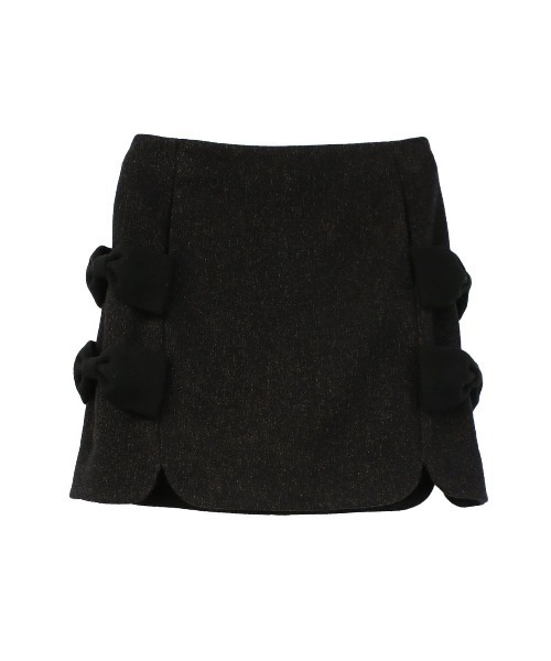 COEL（コエル）の「リボンミニスカパン（スカート・レディース・ブラック/ブラウン・FREE）」の12枚目の写真