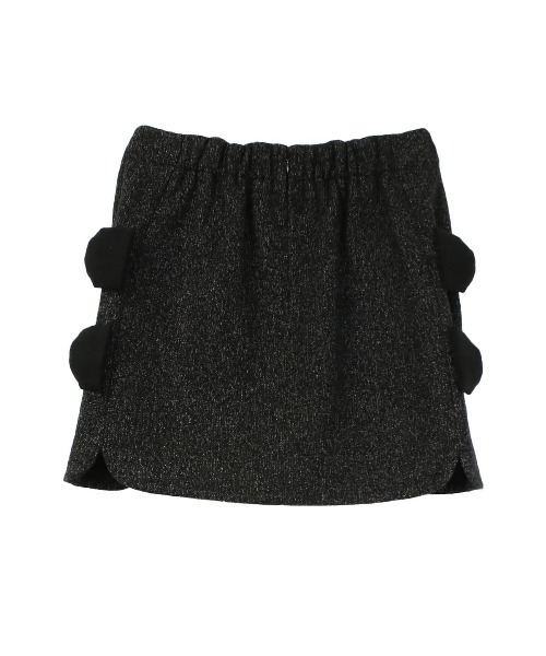 COEL（コエル）の「リボンミニスカパン（スカート・レディース・ブラック/ブラウン・FREE）」の4枚目の写真