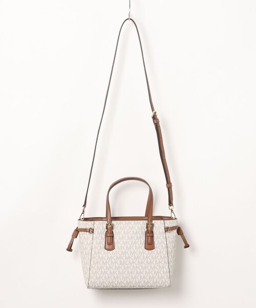 MICHAEL KORS（マイケルコース）の「VOYAGER XS CONV TZ TOTE トートバッグ（トートバッグ・レディース・ホワイト系・FREE）」の5枚目の写真