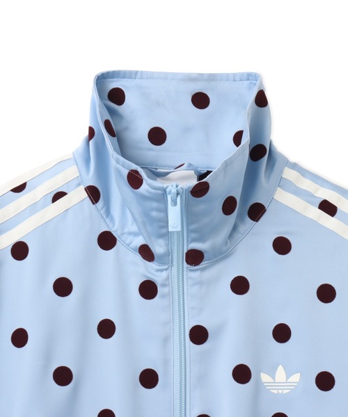 adidas サテン ポルカドット TT トラックトップ 水玉 M アディダス サテン水玉TTトラックトップ - ブラック | アディダス ジャパン