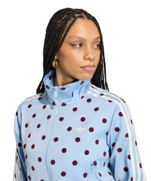 adidas SATIN POLKA DOTS Track Top / アディダス サテン水玉 トラック