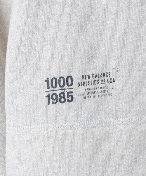 NEW BALANCE(ニューバランス)の「1000 スウェットプルオーバーフーディオーバーサイズフィット(パーカー・メンズ・ブラック/オフホワイト/グレー/ネイビー・SMALL/MEDIUM/LARGE/X-LARGE)」の7枚目の写真