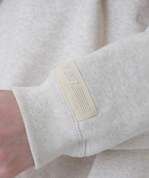 NEW BALANCE(ニューバランス)の「1000 スウェットプルオーバーフーディオーバーサイズフィット(パーカー・メンズ・ブラック/オフホワイト/グレー/ネイビー・SMALL/MEDIUM/LARGE/X-LARGE)」の8枚目の写真