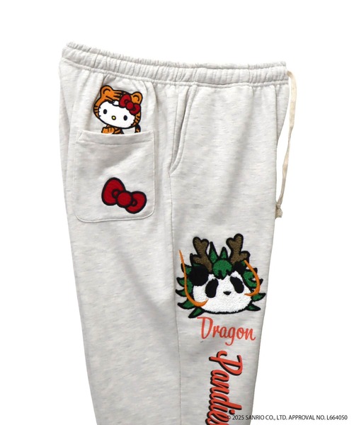 セール】Hello Kitty×PANDIESTA なりきり龍虎スウェットパンツ(M2